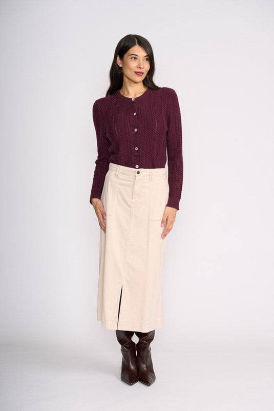 Foil Womens Suave Operator Skirt - Cashmere