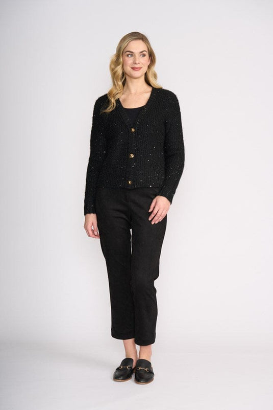 Foil Womens Glow Getter Cardi - Black