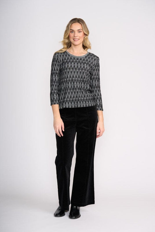 Foil Womens Loominary 3/4 Sleeve Top