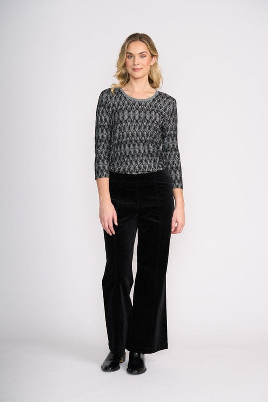 Foil Womens Loominary 3/4 Sleeve Top