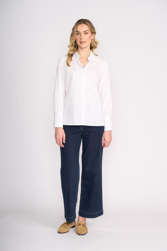 Foil Womens Daisy Chain Shirt - White