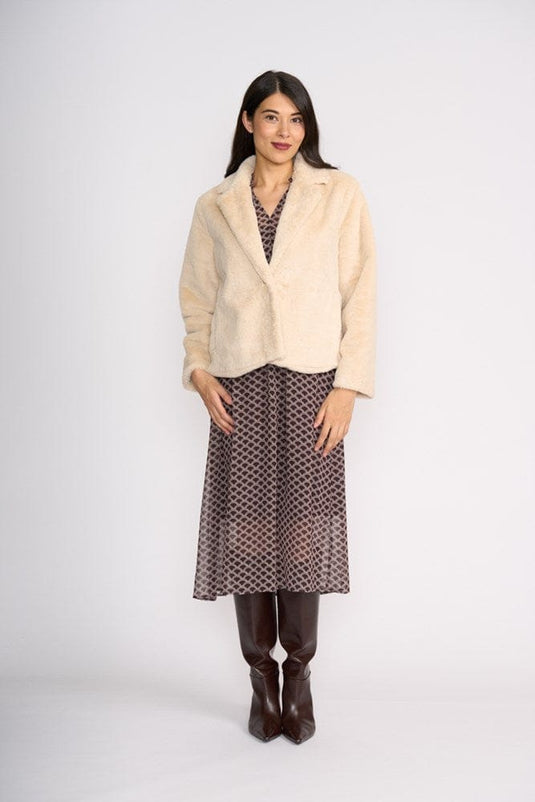 Foil Womens Monte Jacket - Creme Brulee