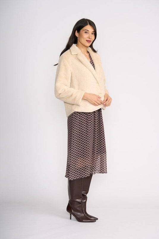 Foil Womens Monte Jacket - Creme Brulee
