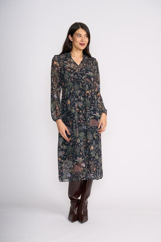 Foil Womens Tinder Twirl Dress - Narnia