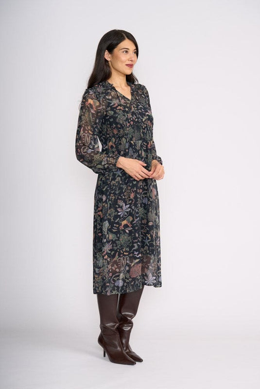 Foil Womens Tinder Twirl Dress - Narnia