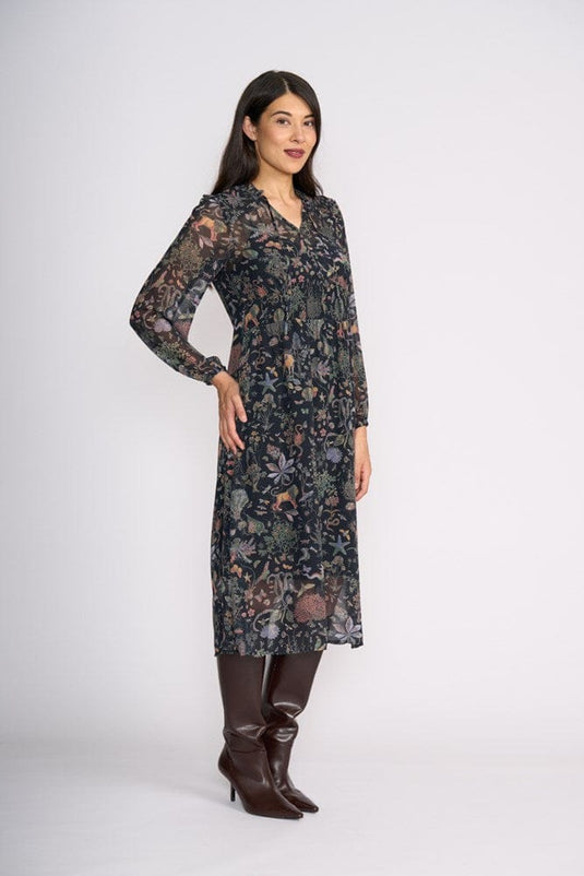 Foil Womens Tinder Twirl Dress - Narnia