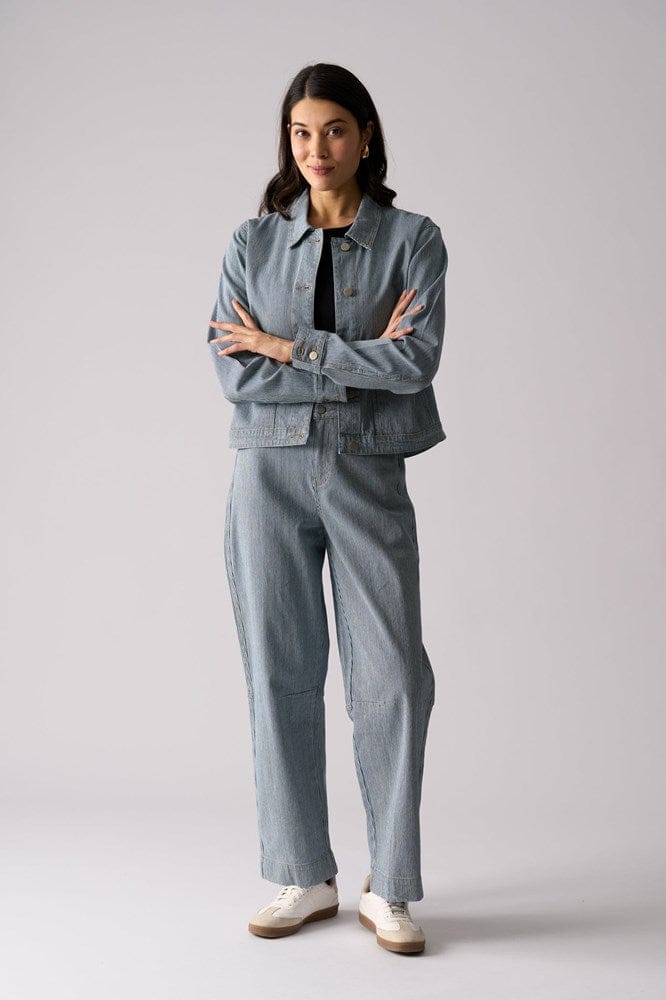 Load image into Gallery viewer, Foil Womens Line By Line Jean - Stripe
