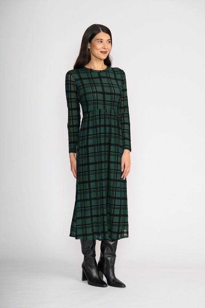 Load image into Gallery viewer, Foil Womens Flock Yeah Dress - Bottle Check
