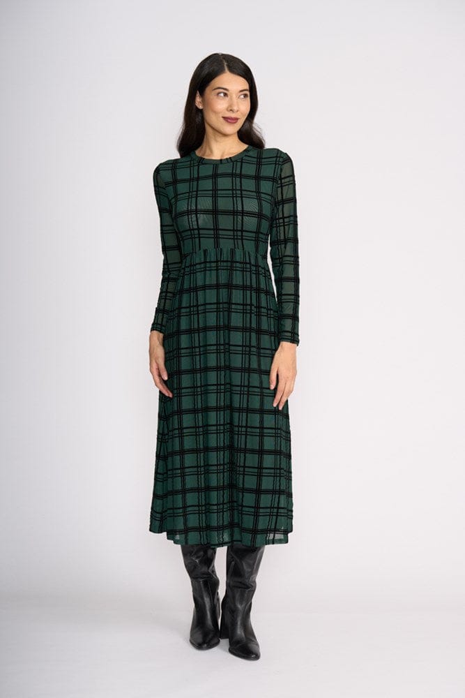 Load image into Gallery viewer, Foil Womens Flock Yeah Dress - Bottle Check
