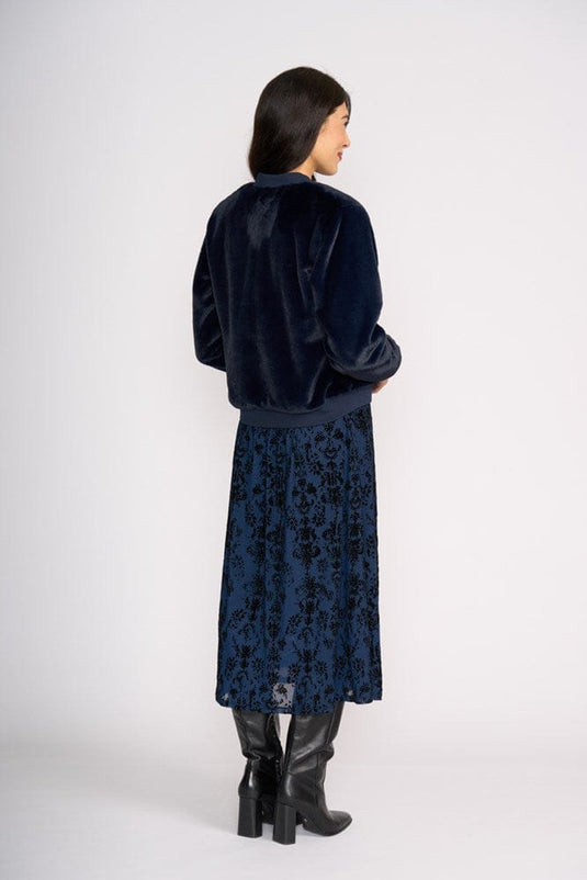 Foil Womens Fur Sure Jacket - Midnight