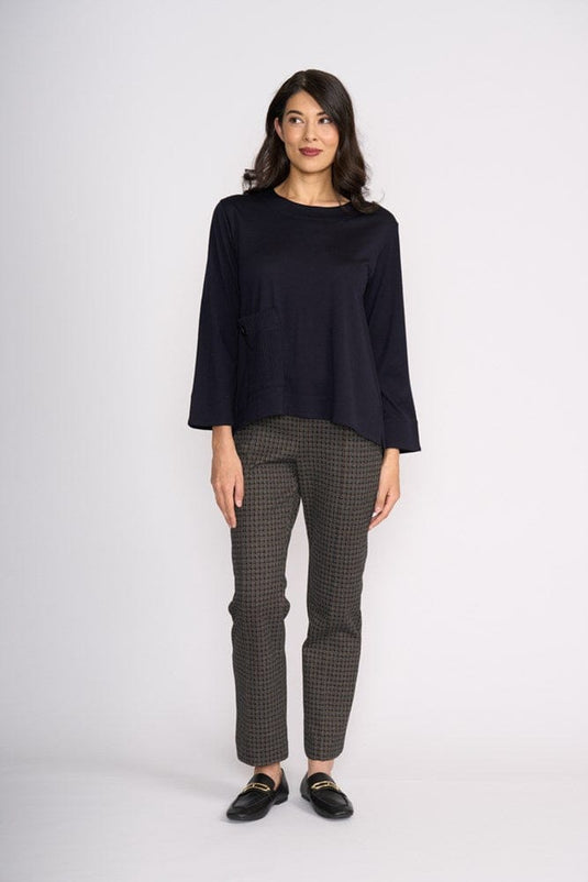 Foil Womens Clean Cut Trouser - Gridlock