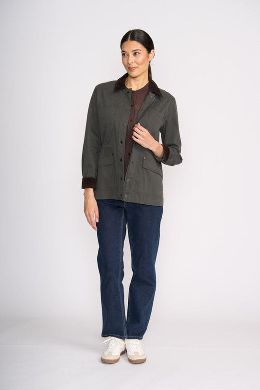 Foil Womens Hidden Treasures Jacket - Dark Sage