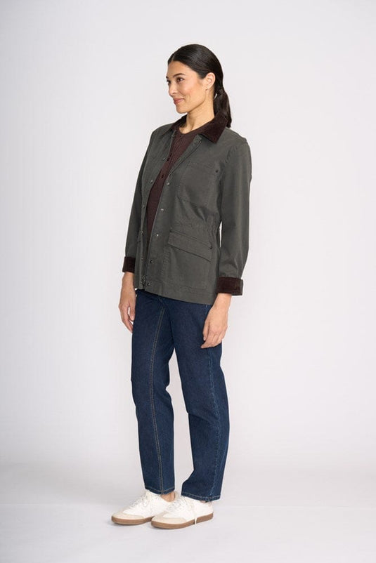 Foil Womens Hidden Treasures Jacket - Dark Sage