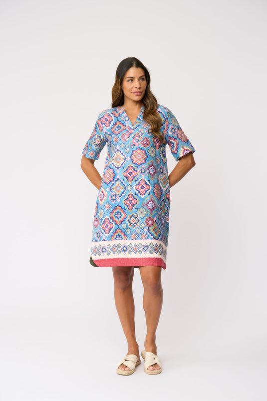 Foil Womens Stitch Up Dress