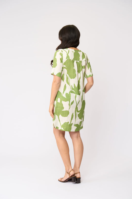 Foil Womens Stitch Up Dress