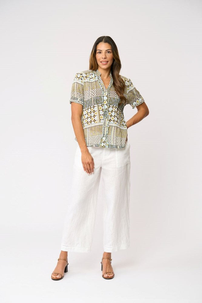 Load image into Gallery viewer, Foil Womens Crushing It Cap Sleeve Shirt
