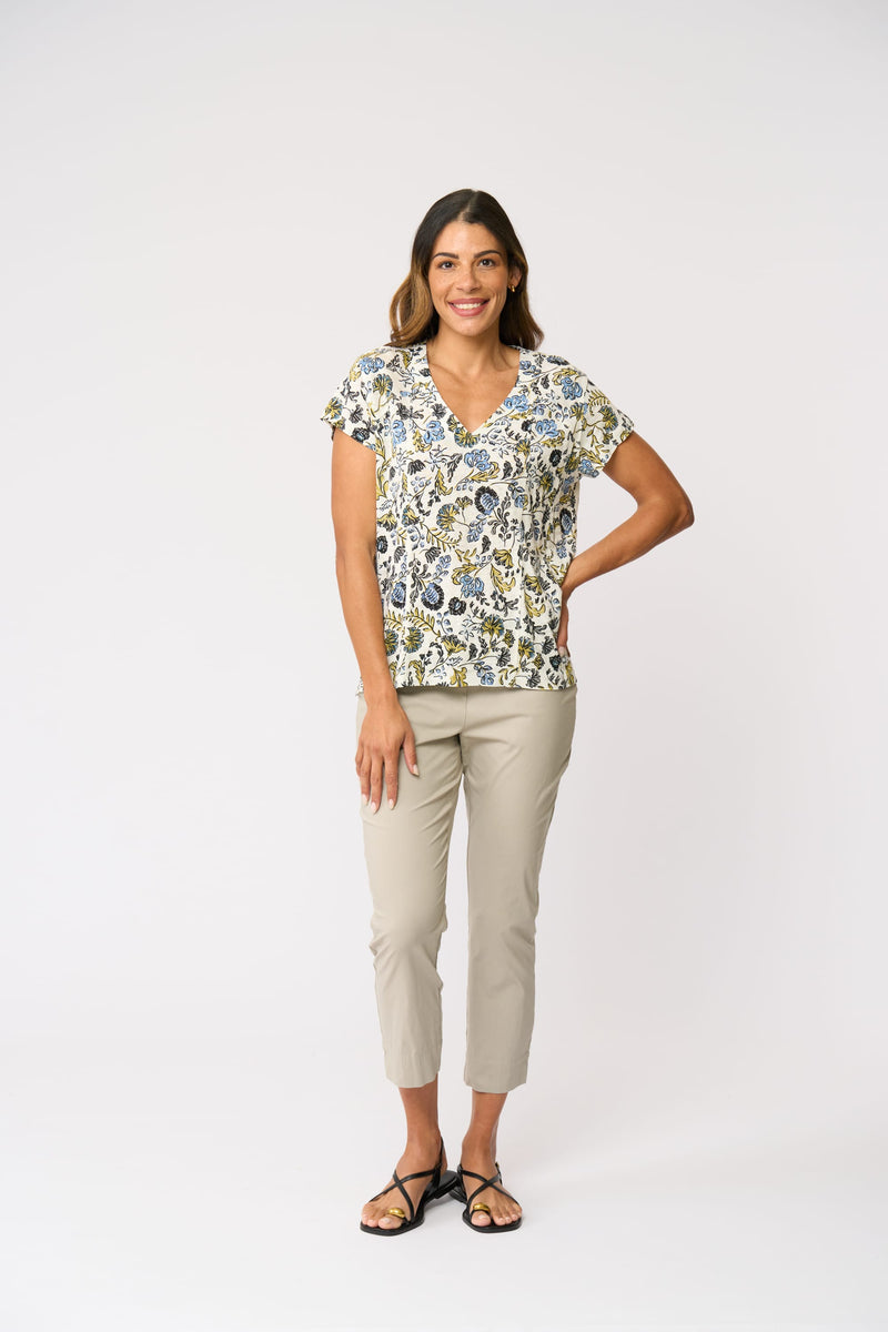 Load image into Gallery viewer, Foil Womens Fuss Free Capri - Barley
