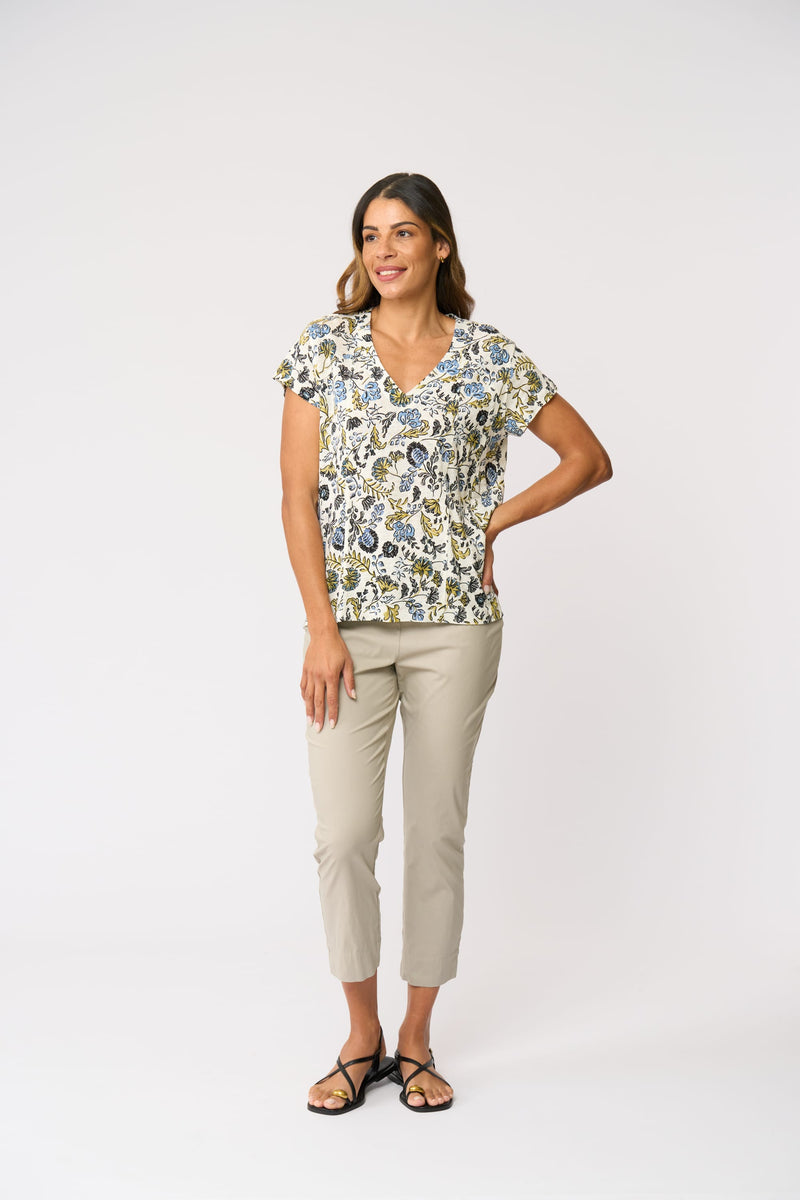 Load image into Gallery viewer, Foil Womens Fuss Free Capri - Barley
