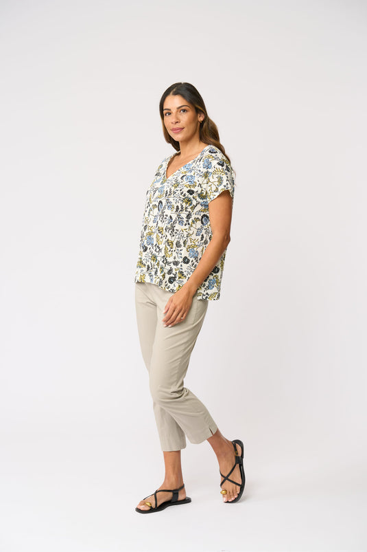 Foil Womens Fuss Free Capri - Barley
