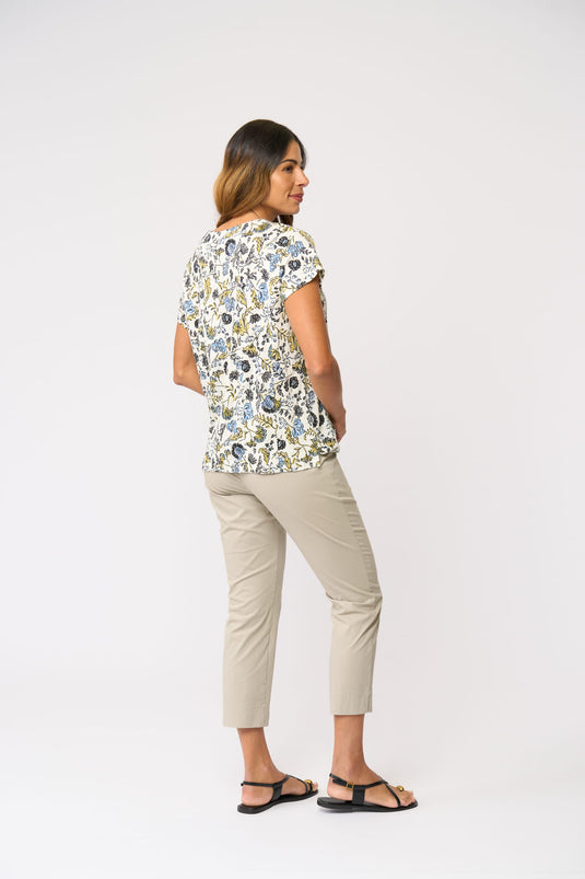 Foil Womens Fuss Free Capri - Barley