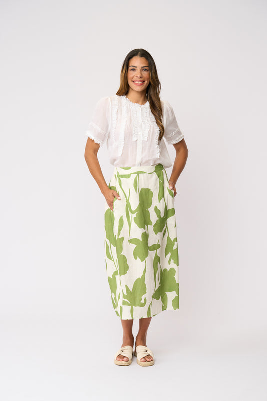 Foil Womens Speaks Volumes Skirt