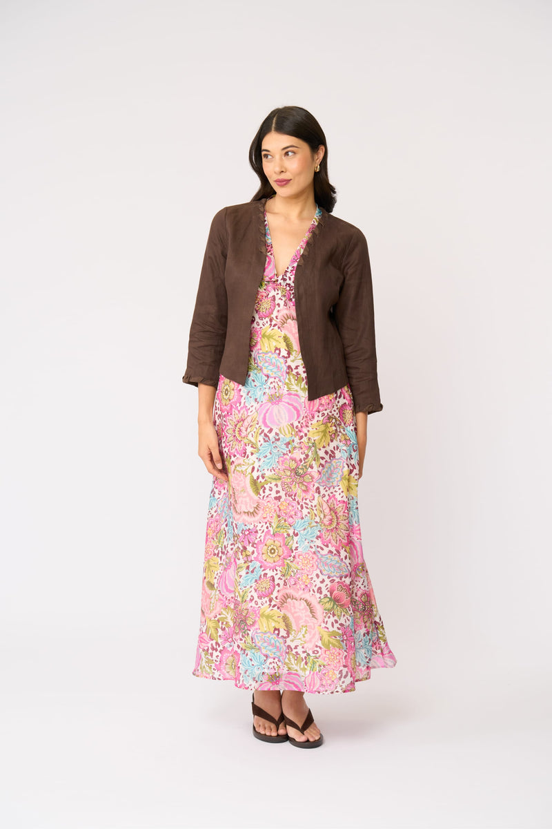Load image into Gallery viewer, Foil Womens Braidy Bunch Jacket - Cocoa
