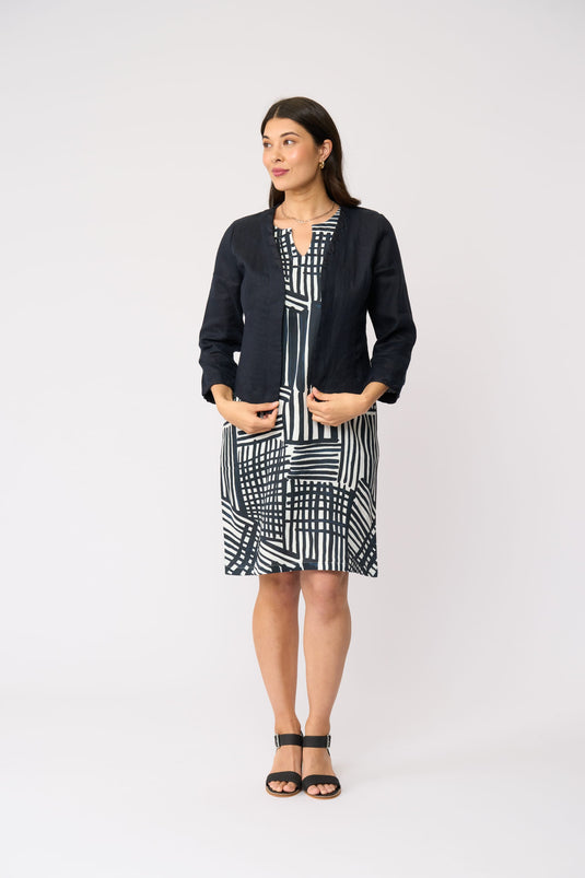 Foil Womens Braidy Bunch Jacket - True Navy