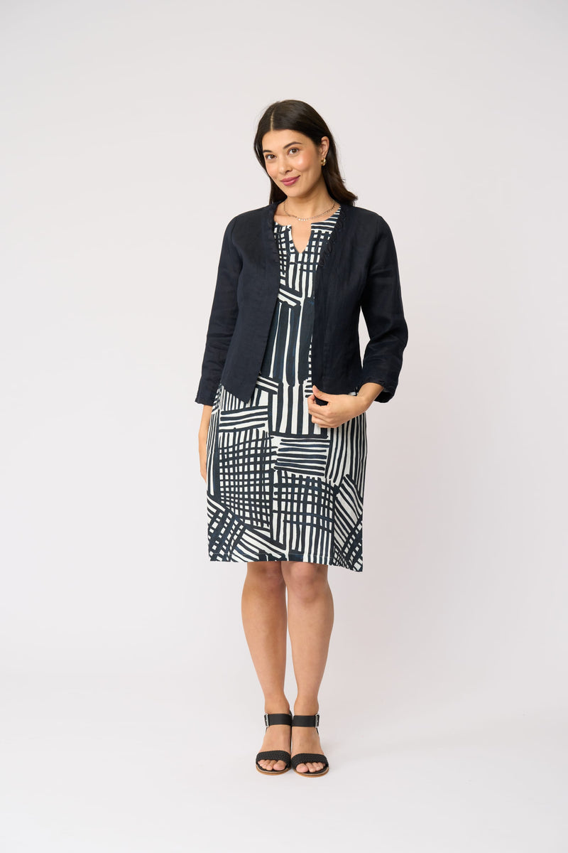 Load image into Gallery viewer, Foil Womens Braidy Bunch Jacket - True Navy

