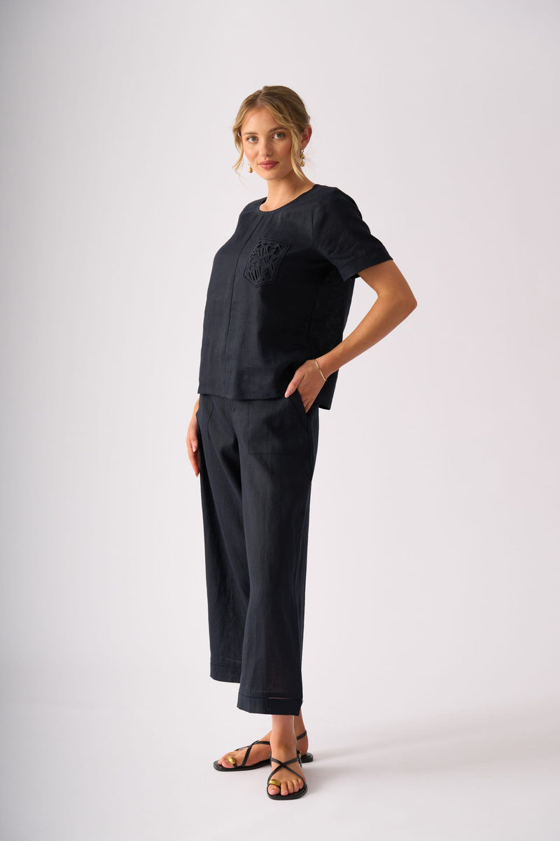 Load image into Gallery viewer, Foil Womens Top Rank Pant - True Navy
