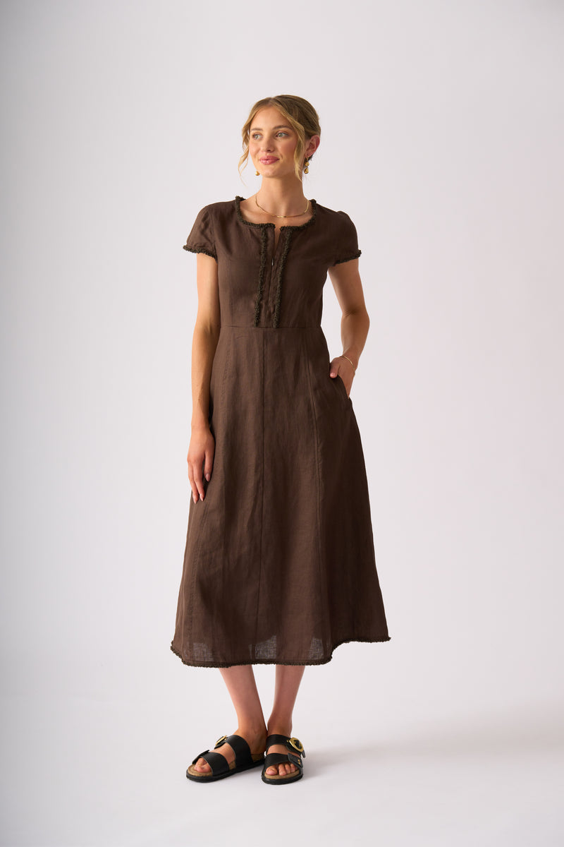 Load image into Gallery viewer, Foil Womens On The Fringe Dress
