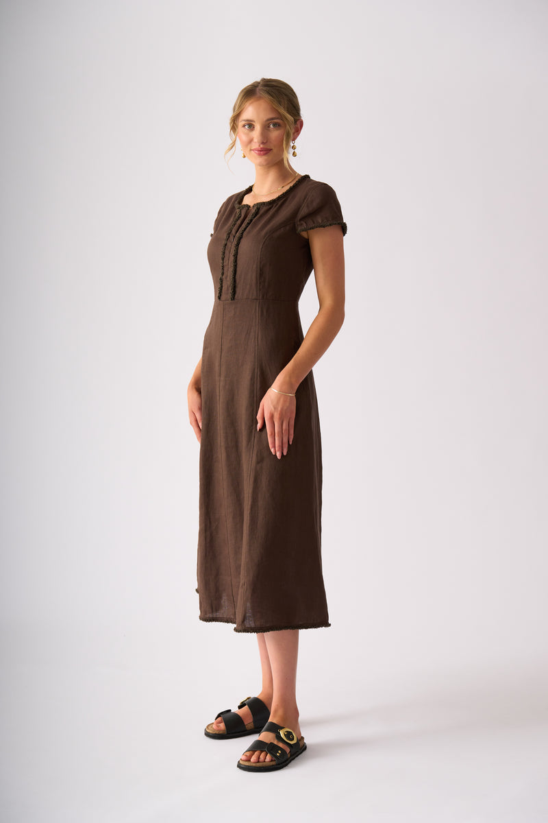 Load image into Gallery viewer, Foil Womens On The Fringe Dress
