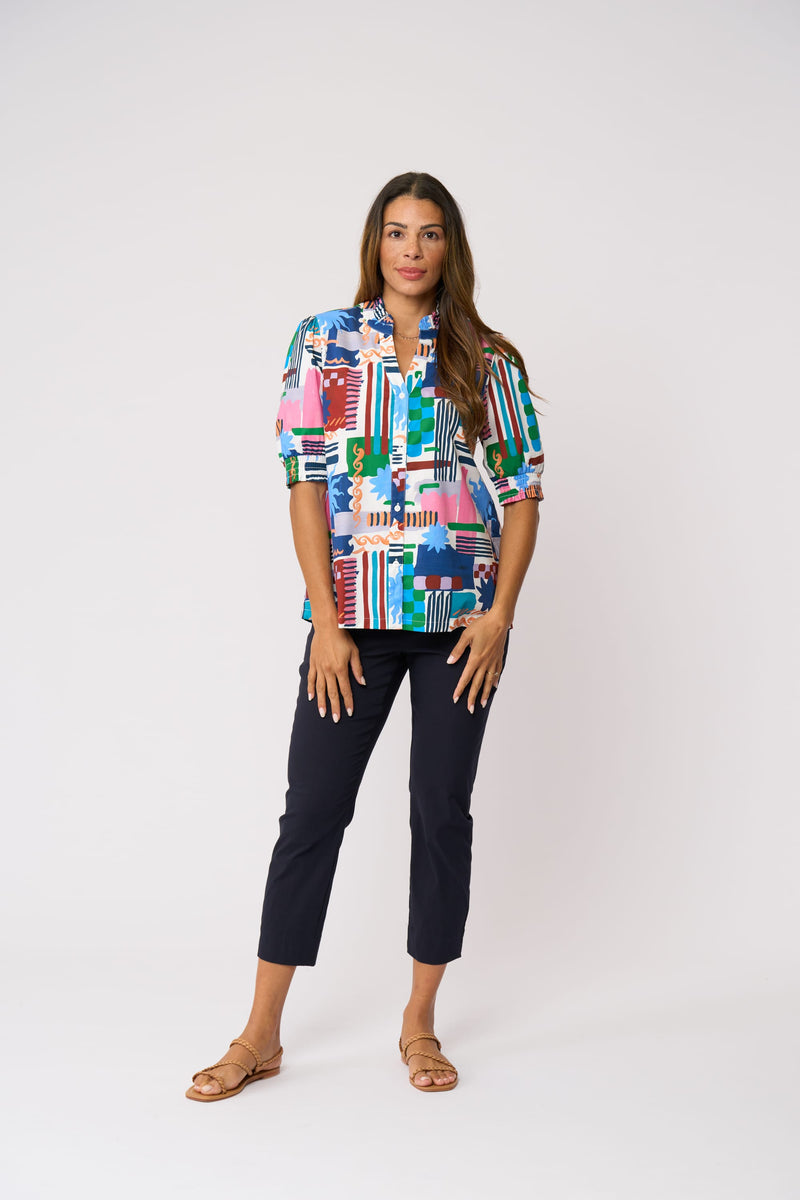 Load image into Gallery viewer, Foil Womens Fuss Free Capri - True Navy
