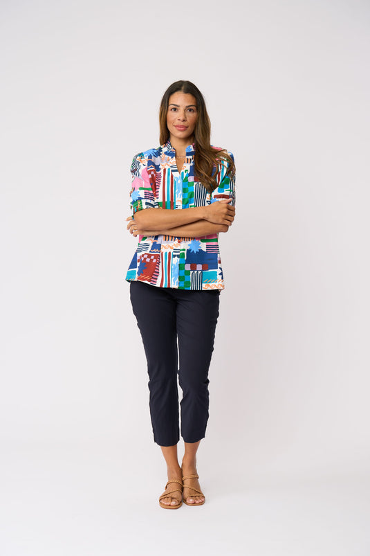 Foil Womens Fuss Free Capri - True Navy