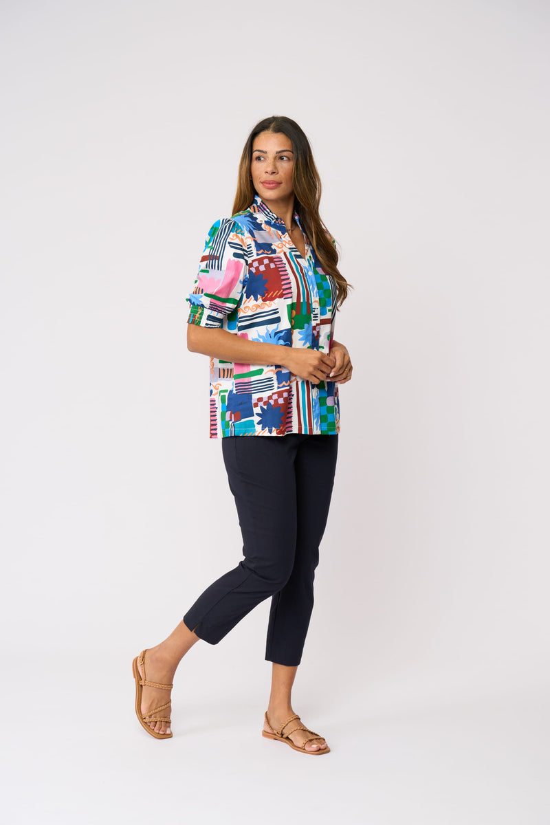 Load image into Gallery viewer, Foil Womens Fuss Free Capri - True Navy
