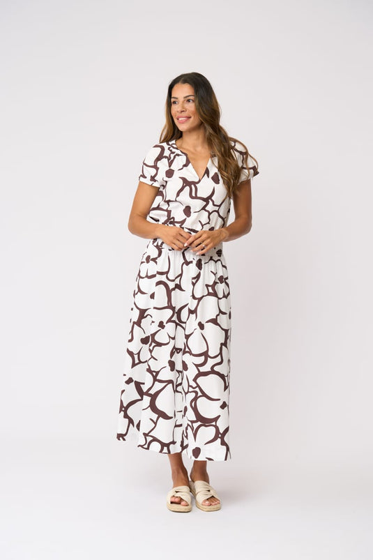 Foil Womens In A Flurry Top - Upsa-Daisy