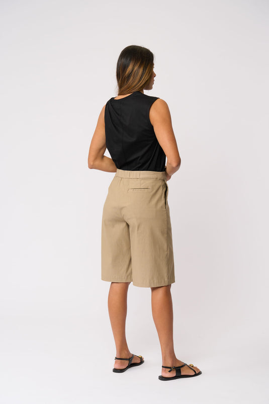 Foil Womens High Wire Short - Cafe Au Lait
