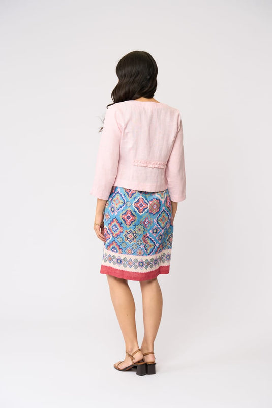 Foil Womens Gather Again Jacket - Pale Pink