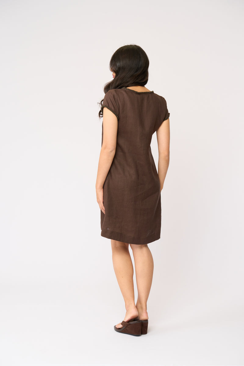 Load image into Gallery viewer, Foil Womens V Festival Dress
