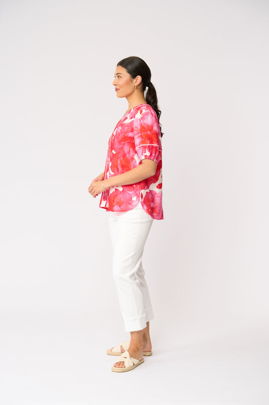 Foil Womens Trim and Proper Blouse