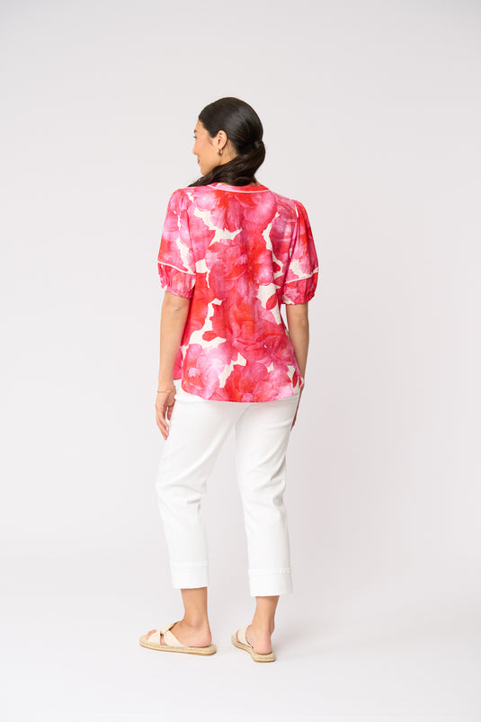 Foil Womens Trim and Proper Blouse