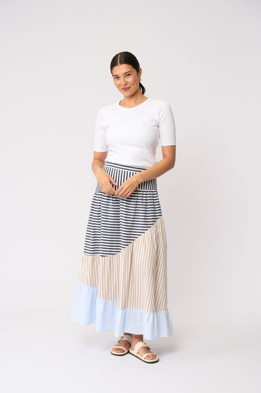 Foil Womens Line Dance Skirt