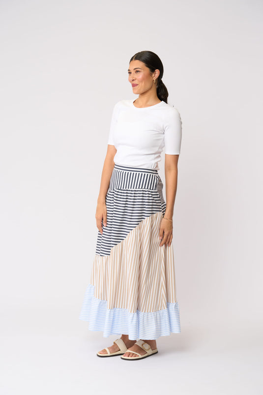 Foil Womens Line Dance Skirt
