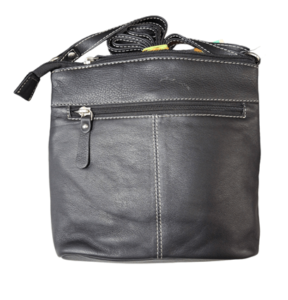 Load image into Gallery viewer, Franco Bonini Small 3 Zip Shoulder Bag
