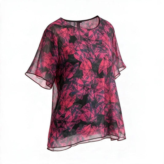 Formation Womens Pattern Knit Top