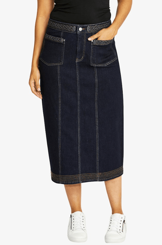 Pingpong Womens Parker Denim Skirt