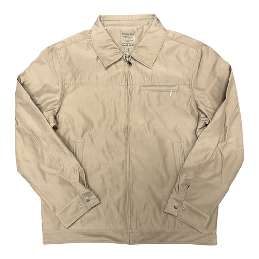 Back Bay Mens Cotton/Nylon Cafe Jacket - Sand