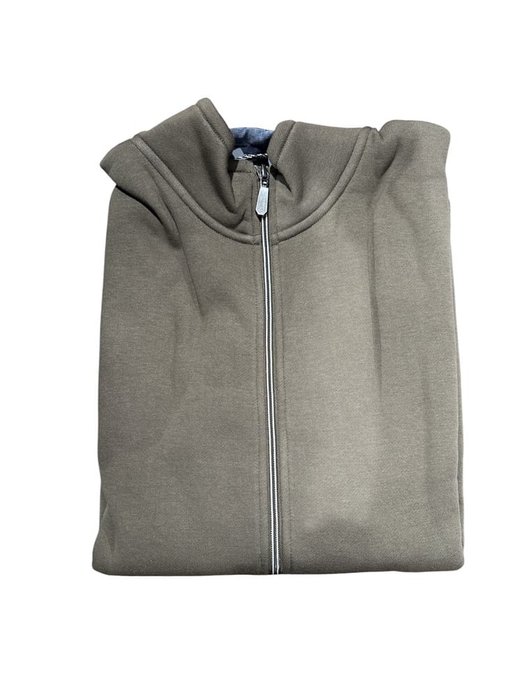 Load image into Gallery viewer, Back Bay Mens Brushed Fleece Full Zip Jumper
