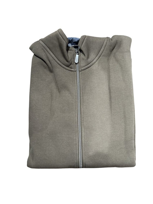 Back Bay Mens Brushed Fleece Full Zip Jumper