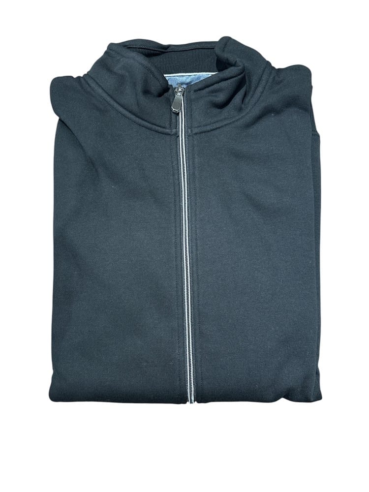 Load image into Gallery viewer, Back Bay Mens Brushed Fleece Full Zip Jumper

