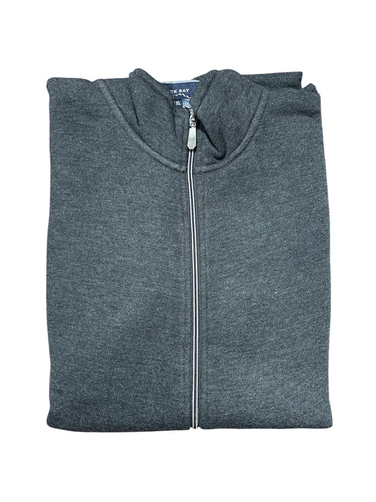 Load image into Gallery viewer, Back Bay Mens Brushed Fleece Full Zip Jumper
